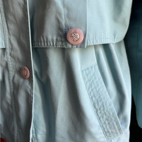 Vintage Baby blue parka jacket - Picture 6 of 8